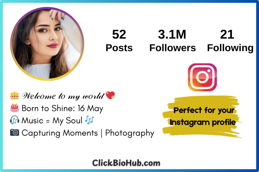 Trending Instagram Bio for Girls