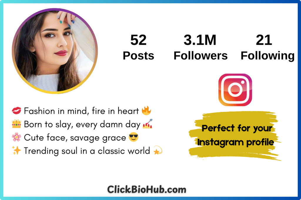 Stylish Instagram Bio for Girls in 2025