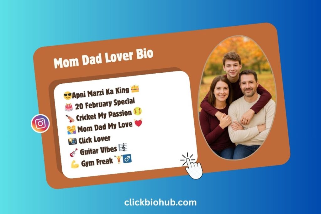 Mom Dad Bio for WhatsApp